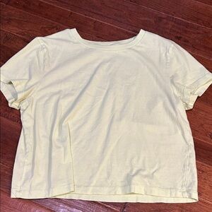 Universal Thread Short Sleeve Top - Light Yellow/Green